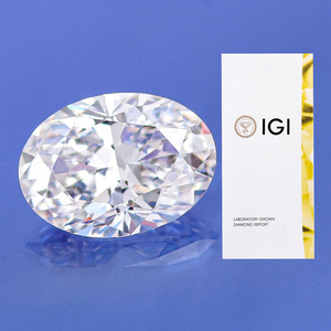 CVD/HPHT oval diamond 0.8ct 1ct 1.2ct 1.5ct 2ct DEF VS lab grown diamonds synthetic diamond from china