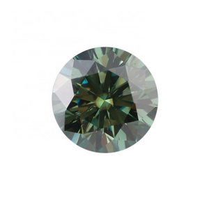 Synthetic blue-green color moissanite diamond prices per carat for india market