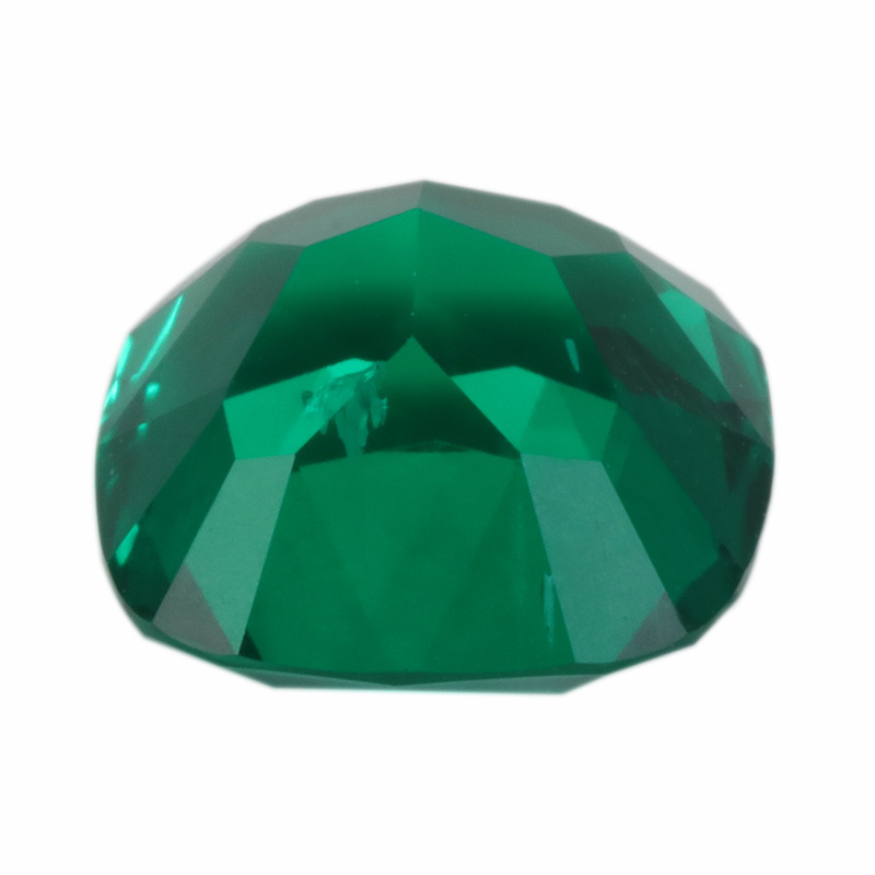 Synthetic Emerald Stone China Factory Directly Sale Cushion Cut Colombia Lab Grown Emerald Stone Price Per Carat