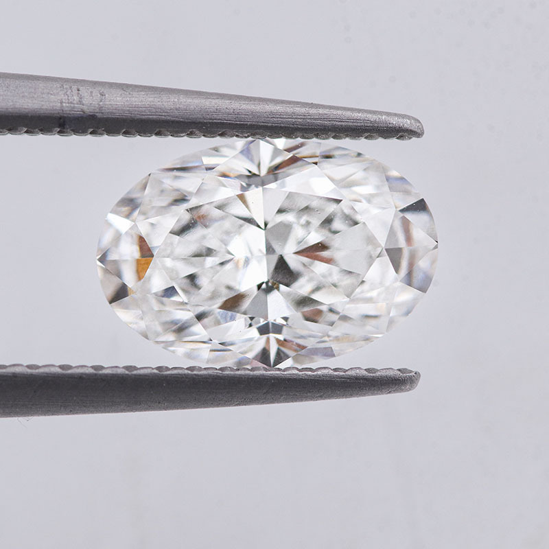 CVD/HPHT oval diamond 0.8ct 1ct 1.2ct 1.5ct 2ct DEF VS lab grown diamonds synthetic diamond from china