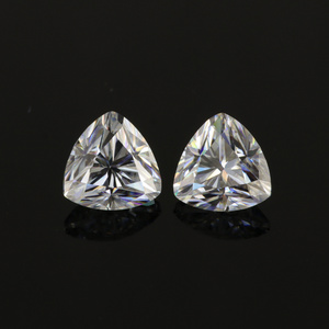 Cheap Price 3mm to 25mm Round Loose Moissanite Gemstones DEF/GH Color Trillion Cut Moissanite Wholesale