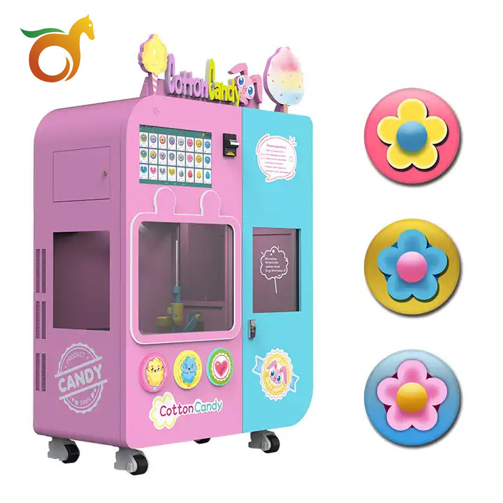 Exclusive Diy Function The Best Selling Automatic Cotton Candy Vending Machine