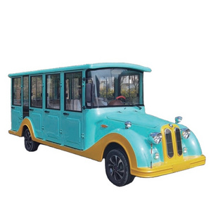 Classic vintage electric sightseeing bus car body shell Retro full size cars for sale price electrifying whole