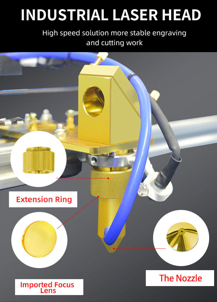 mini A3 size 3050 CNC laser engraving machine laser cutter for paper plywood crystal MDF wood plastic