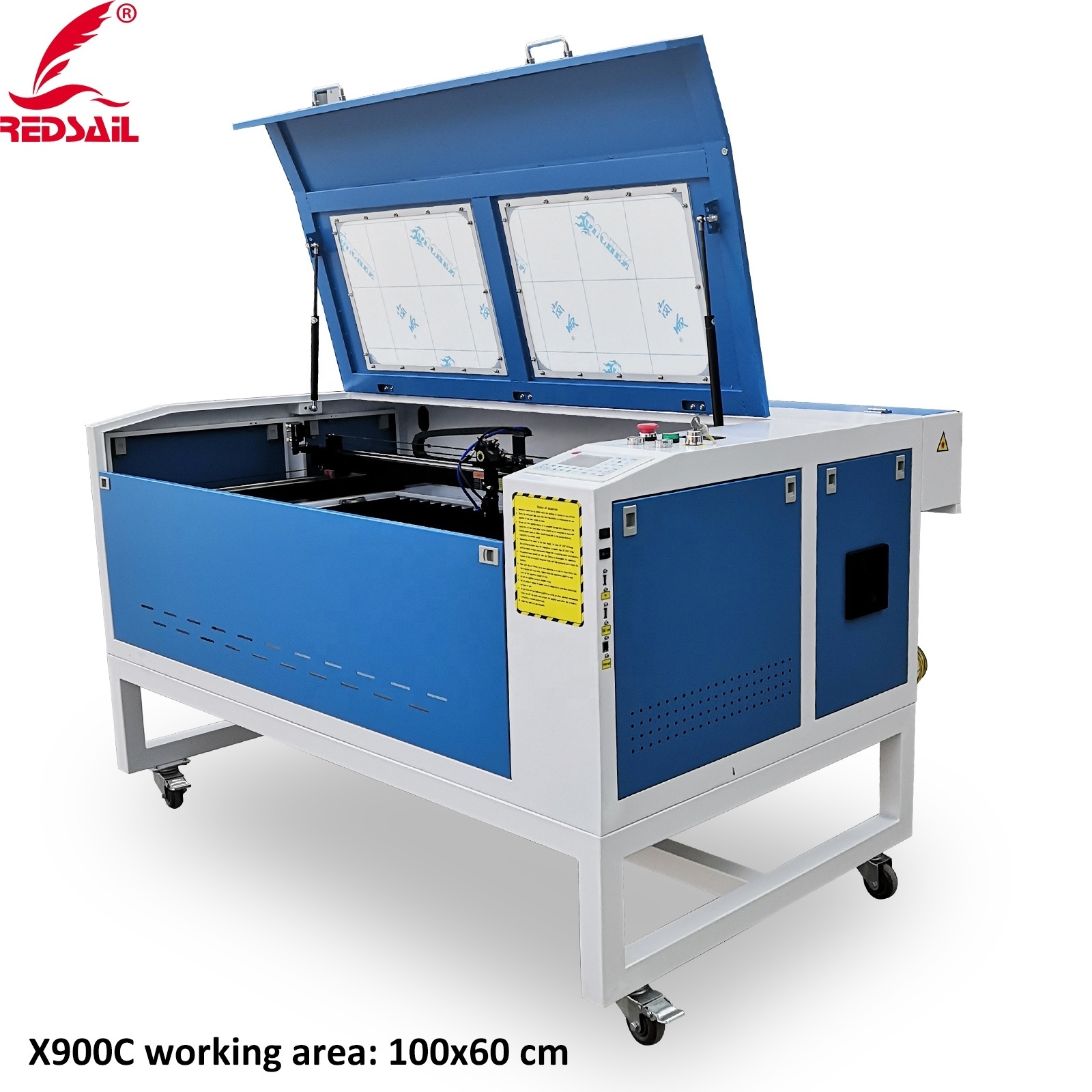 80W 100 x 60 cm Laser Cutting Machine for marble and granite stone engraving