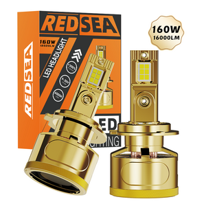 Redsea V8 led headlight 160W 6500K 4300K 3000K 9005 9006 9012 h11 h7 h13 led headlight auto car Led Headlight Bulb