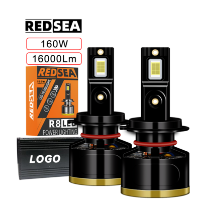 Redsea R8B Super Bright 160W 16000LM LED Headlight bulb h7 led light Canbus LED H11 HB3 9005 HB4 9006 H4 LED Car Headlight