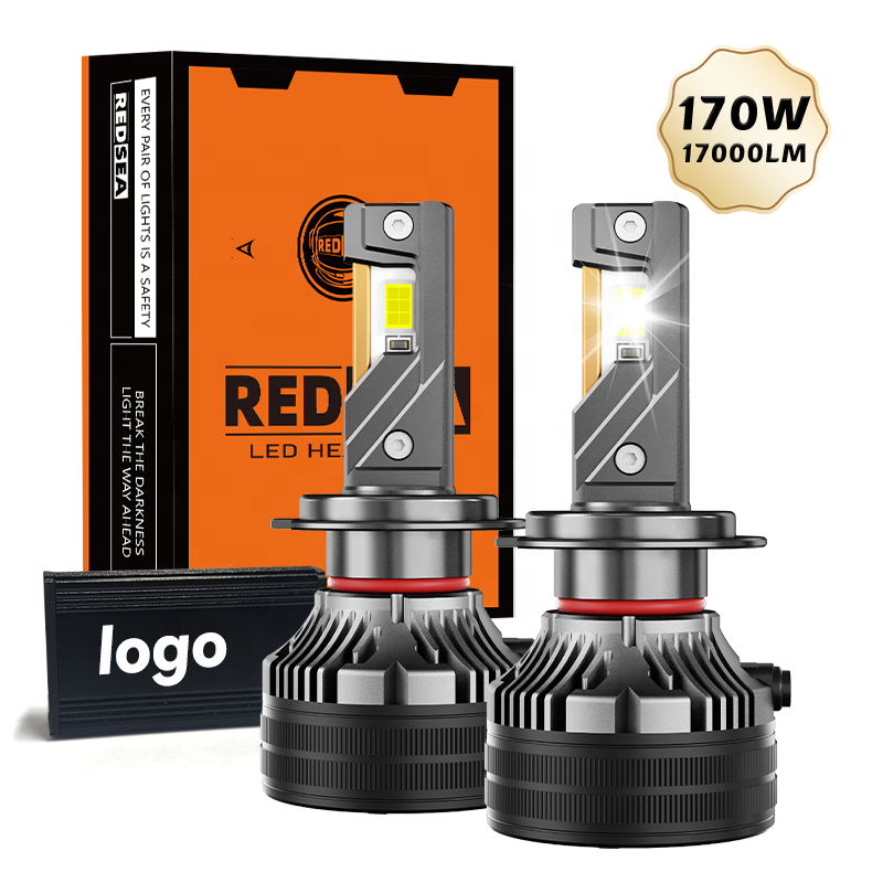 2023 new model Q7 600w 60000lm H13 9004 9007 high power three copper pipe super bright led headlight bulb h4