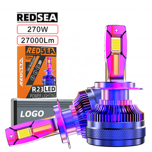 Super bright R23 12V 3 cooper tube canbus led h11 h1 h8 h13 9005 led headlight bulb 200w 20000lm focos led h4 h7 car light