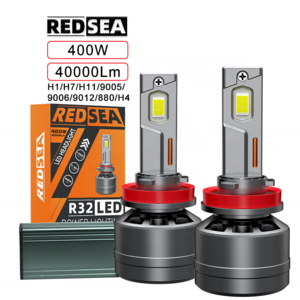 REDSEA X32 Brightest 400W 12V 40000LM Led Headlight 4575 CSP Chip H4 H7 H11 9005 9006 9012 Car Led Headlight bulbs