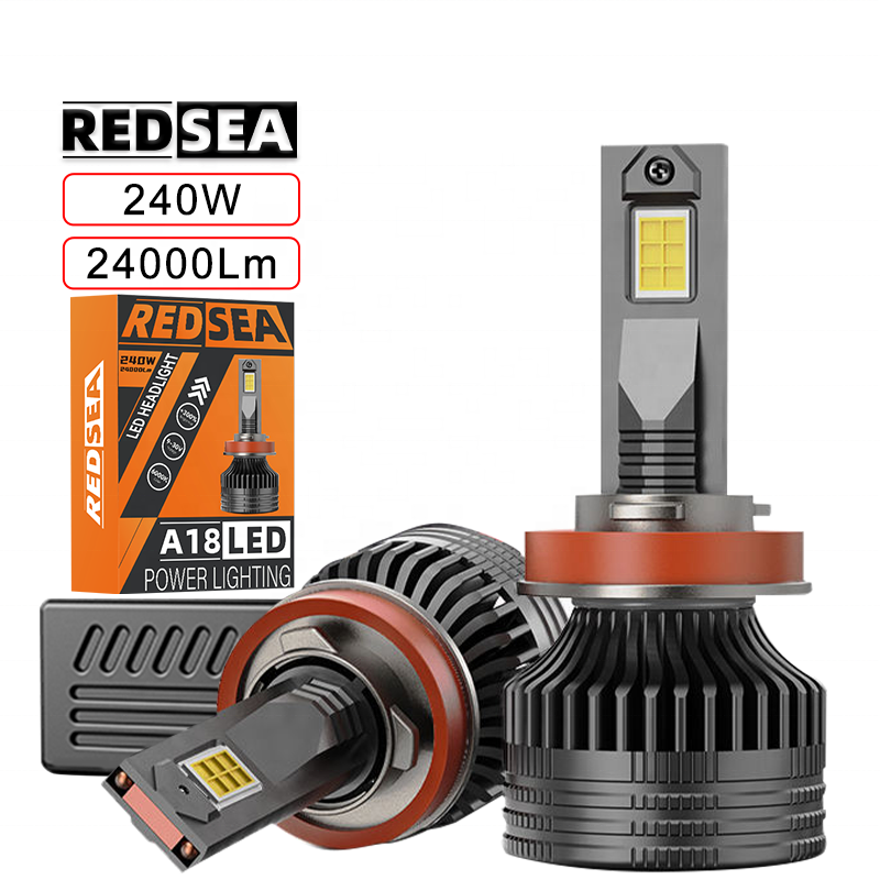 REDSEA L18 pro 30000lm 6000K high power 200W H4 Led headlight Double Copper Tube Car Led Headlight Bulb