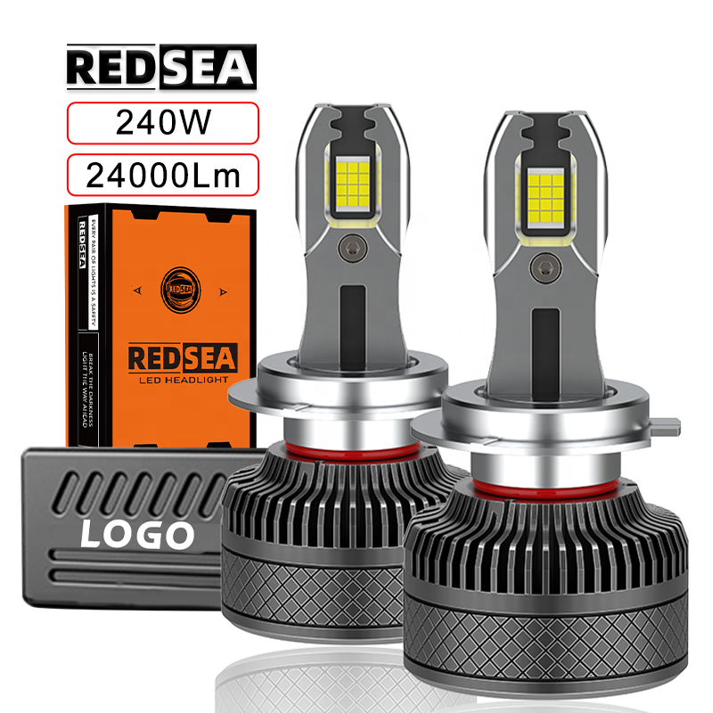 Wholesale 240W 24000LM Auto 4575 CSP Led Headlight Bulb H7 Led Car Light h4 9005 9006 H11 City Led Headlight With 360 Beam Angle