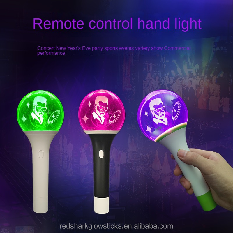 New Wholesale Polygonal Customized Glow Sticks 15 Colors DMX Remote Control Lights for Concert Glow Sticks