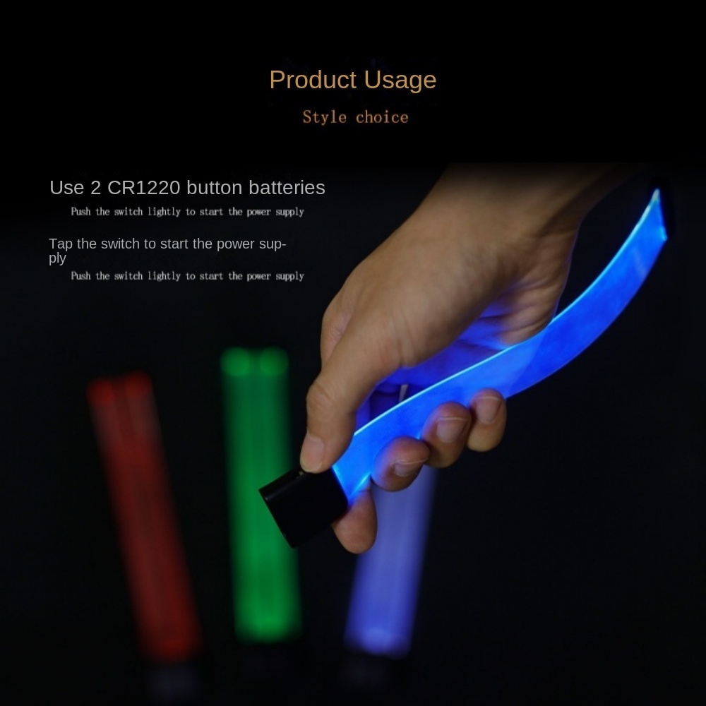 The latest magnetic glow-emitting bracelet LED magnetic bracelet LED luminous wristband adjustable bracelet to light up the part