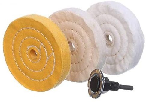 High Quality Cotton Polishing Mop Wheels buffing for fine polish of metal parts surface finish