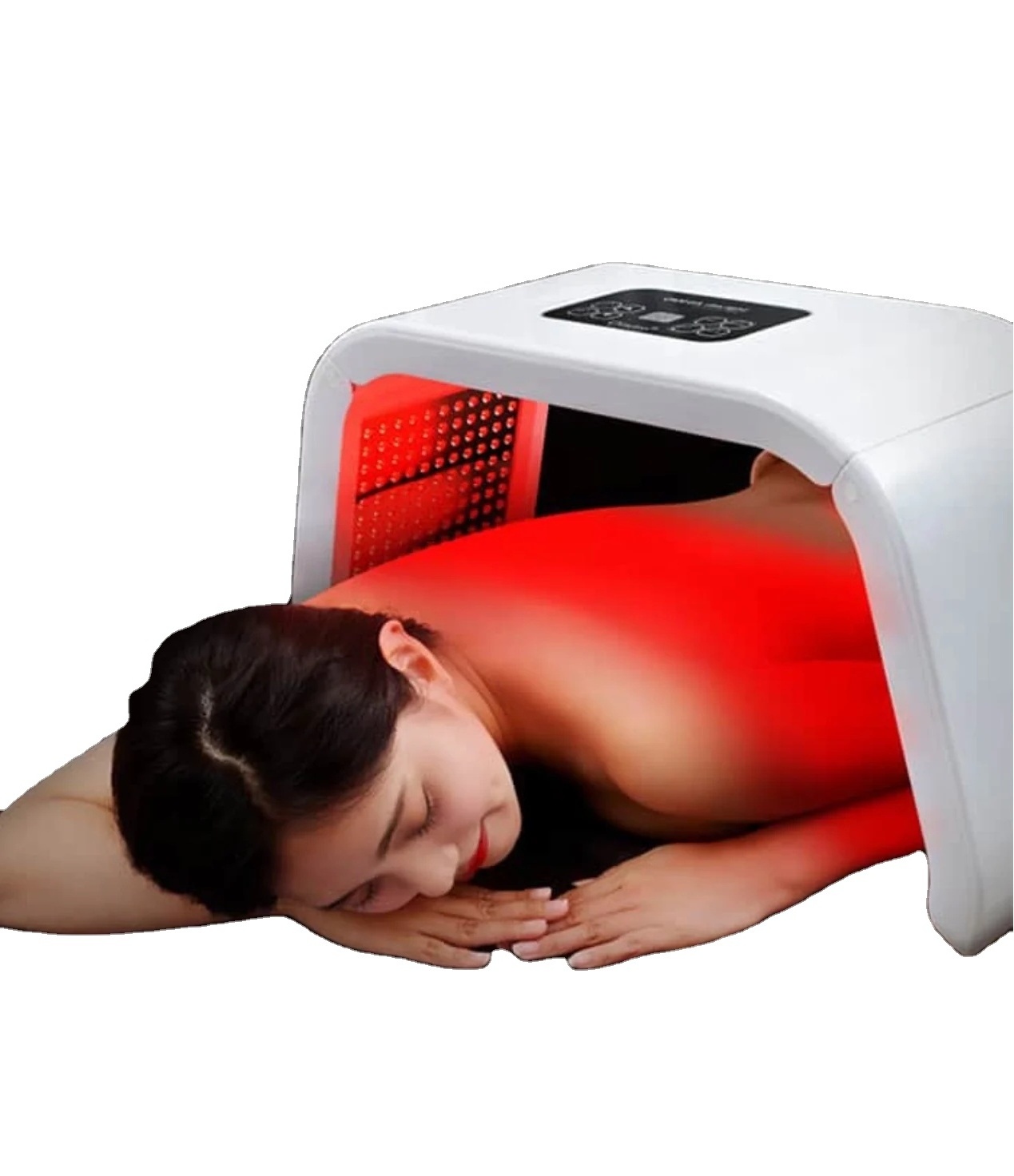 Red Light Therapy for Face SPA Equipment LED Skincare Beauty Face Tool 7 Color Light Therapy Mask LED Light Facial Red & Blue