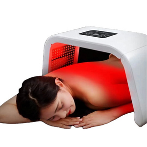 Red Light Therapy for Face SPA Equipment LED Skincare Beauty Face Tool 7 Color Light Therapy Mask LED Light Facial Red & Blue