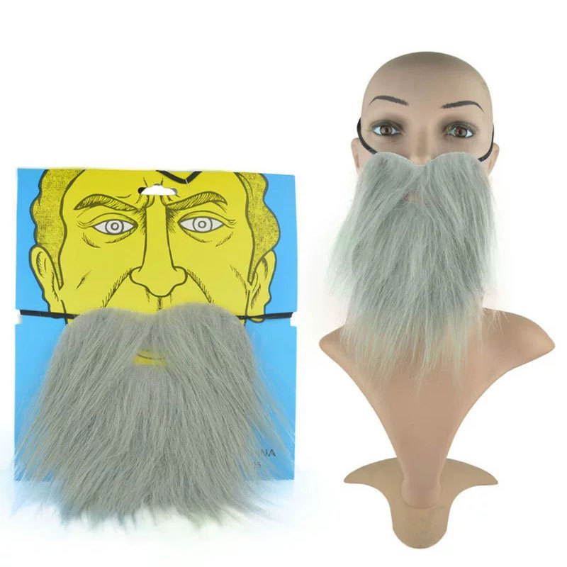 Halloween Masquerade Party Stage Performance Simulation Beard False Beard