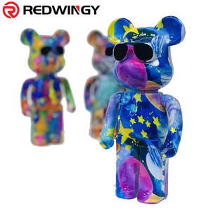 Redwingy Promotional gift Mini Portable Loudspeaker Violent Graffiti Bear Blue tooth Speaker Car Stereo Mobile Phones Speakers