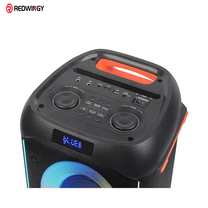 Party Box 710 New Dual 6.5inch High Power Blue tooth Speaker Wireless Microphone High Volume Audio 60W Portable Trolley Speaker