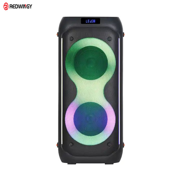 Party Box 710 New Dual 6.5inch High Power Blue tooth Speaker Wireless Microphone High Volume Audio 60W Portable Trolley Speaker