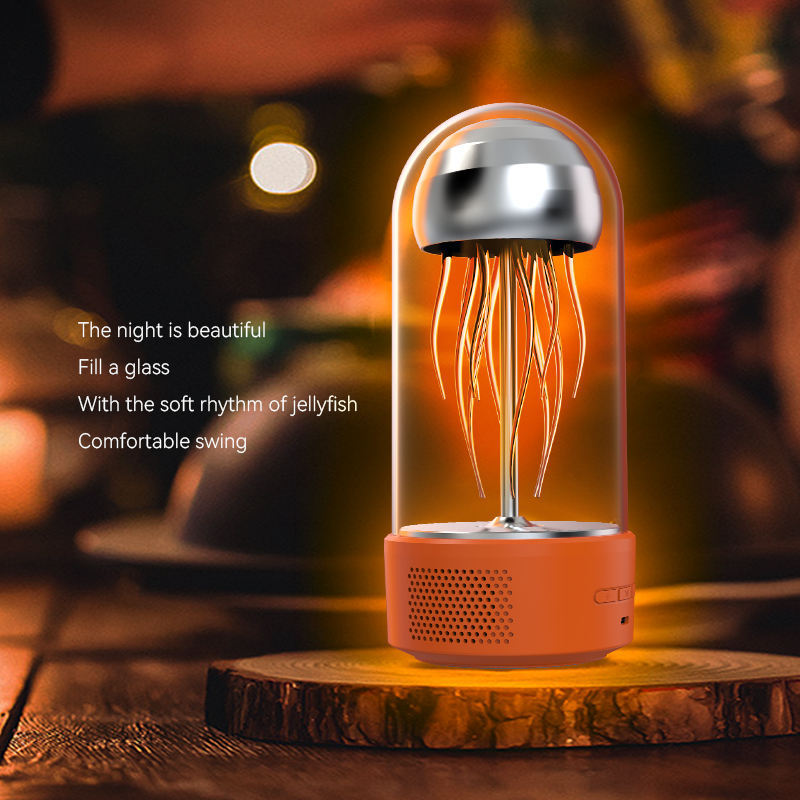 Custom Best Color Changing Bluetooth Speaker Jellyfish Lava Lamp Portable Stereo Speaker With Lights 10w 4 ohm Speaker Under 50