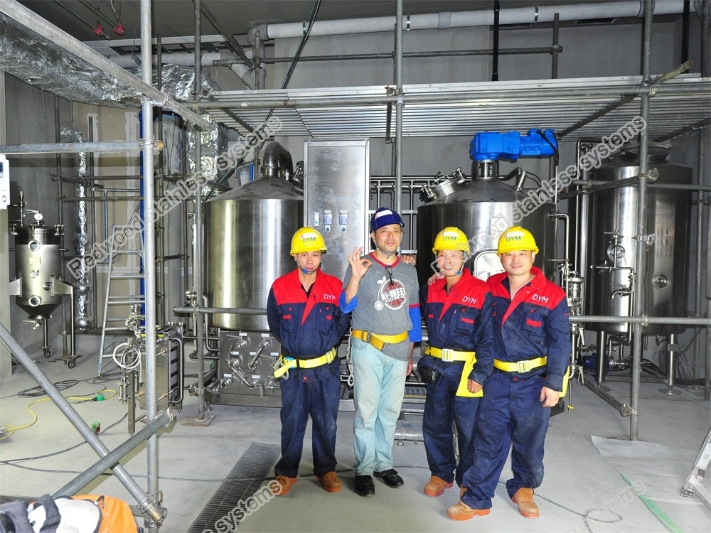 6hl Nano Beer Brewing Equipment 600L 2 Vessels Electric Heating Brewhouse Brewing Systems for Brewery Turnkey Project