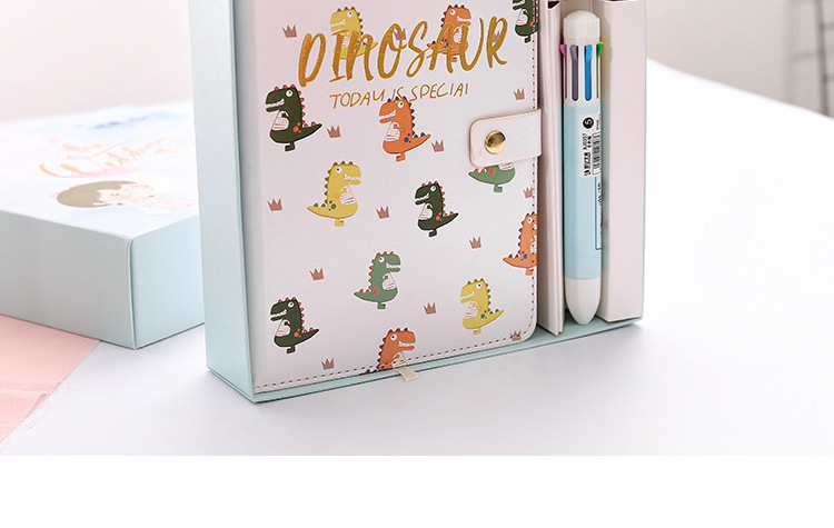 Cute Cartoon Notebook Colorful Gel Pen Masking Tape Set for Kawaii Student Stationery Scrapbook Diary Journal Kids Gift