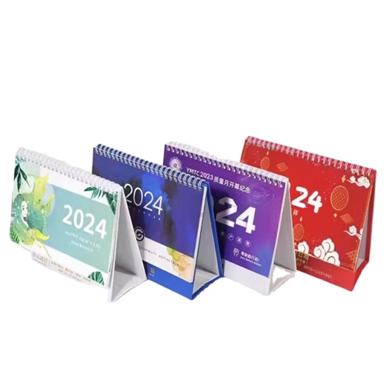 2025 advertising calendar custom gift enterprise desk calendar can print logo commercial printing factory