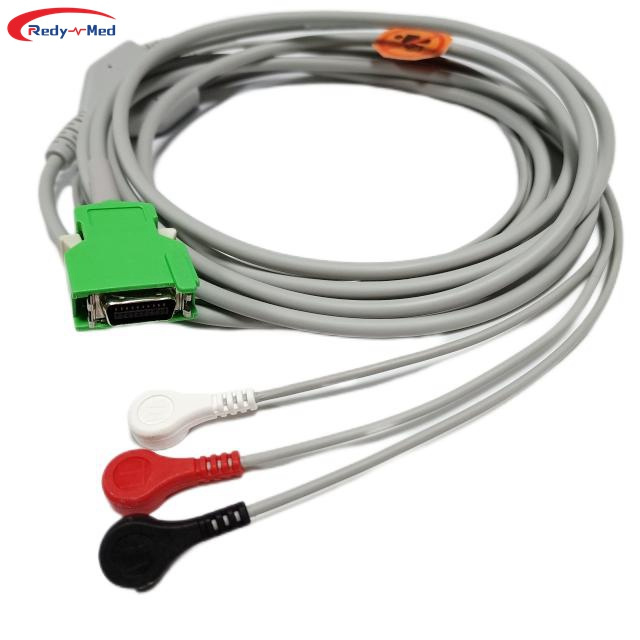 High quality Reliable Signal Transmission  Cables De Ecg  EKG ECG Cable With 5/7/10 Leads