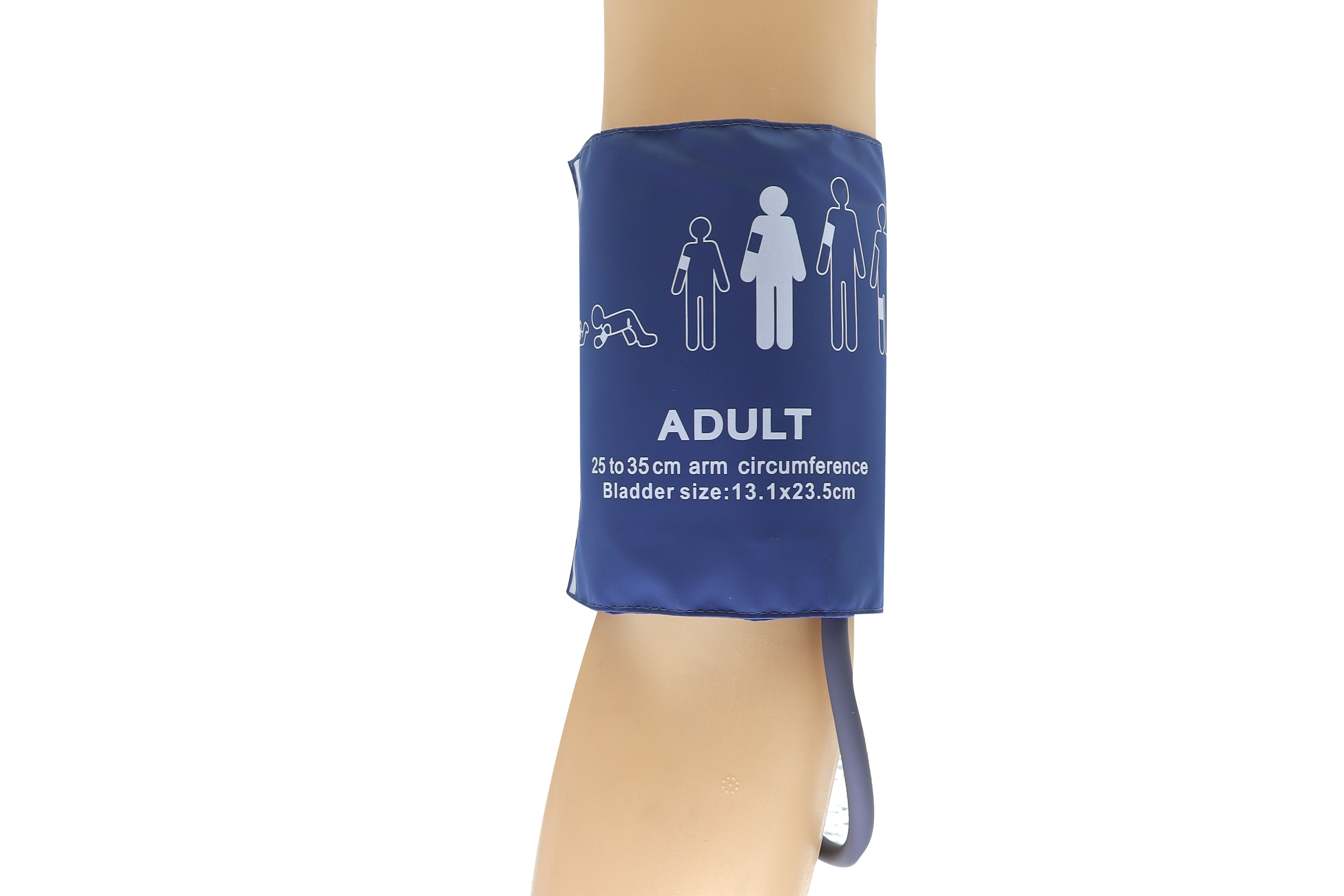 Medical use of reusable NIBP cuff for large adult arm 33-47cm single tube, bladder