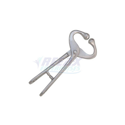 Cow Nose Clip Stainless Steel Cow Nose Ring Bull Holder With Chain Veterinary Instruments