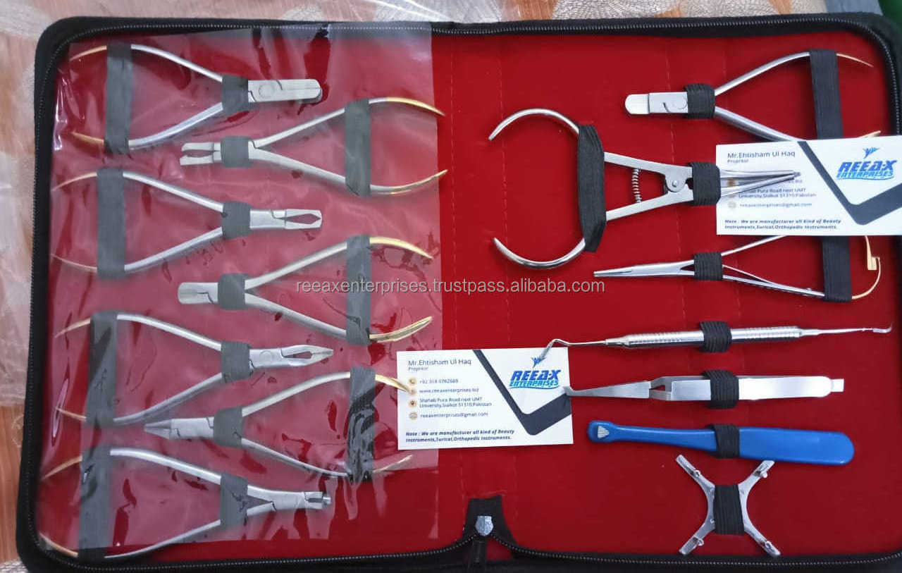 Set 13 Pcs Basic Orthodontics Dental Instruments Composite Kit high quality stainless steel