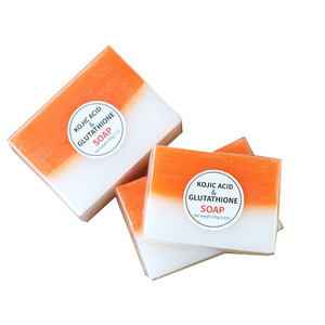 Wholesale Private Label Handmade Bath Soap Organic Nature Lightening Pure body face skin whitening Kojic Acid Soap