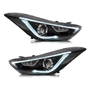 factory manufacture For 2012-UP Elantra LED Headlights Avante Front Lamp Assembly Modification