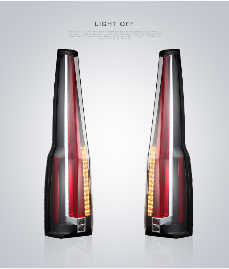 factory for Car Tail lamp for Cadillac Escalade LED Taillight 2007 2008 2009 2010-2014 for Cadillac Escalade Tail lamp