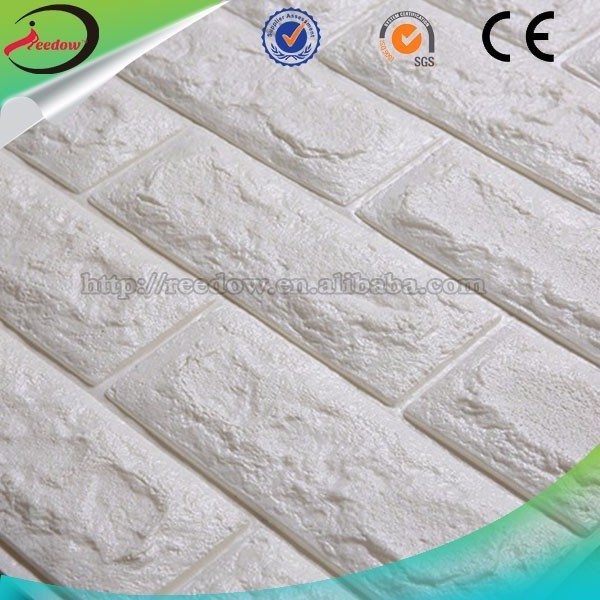 Background 3d brick wall paper decoration 3d foam wallpaper peel and sticker wallpaper self-adhesive stone 3d pe brick foam