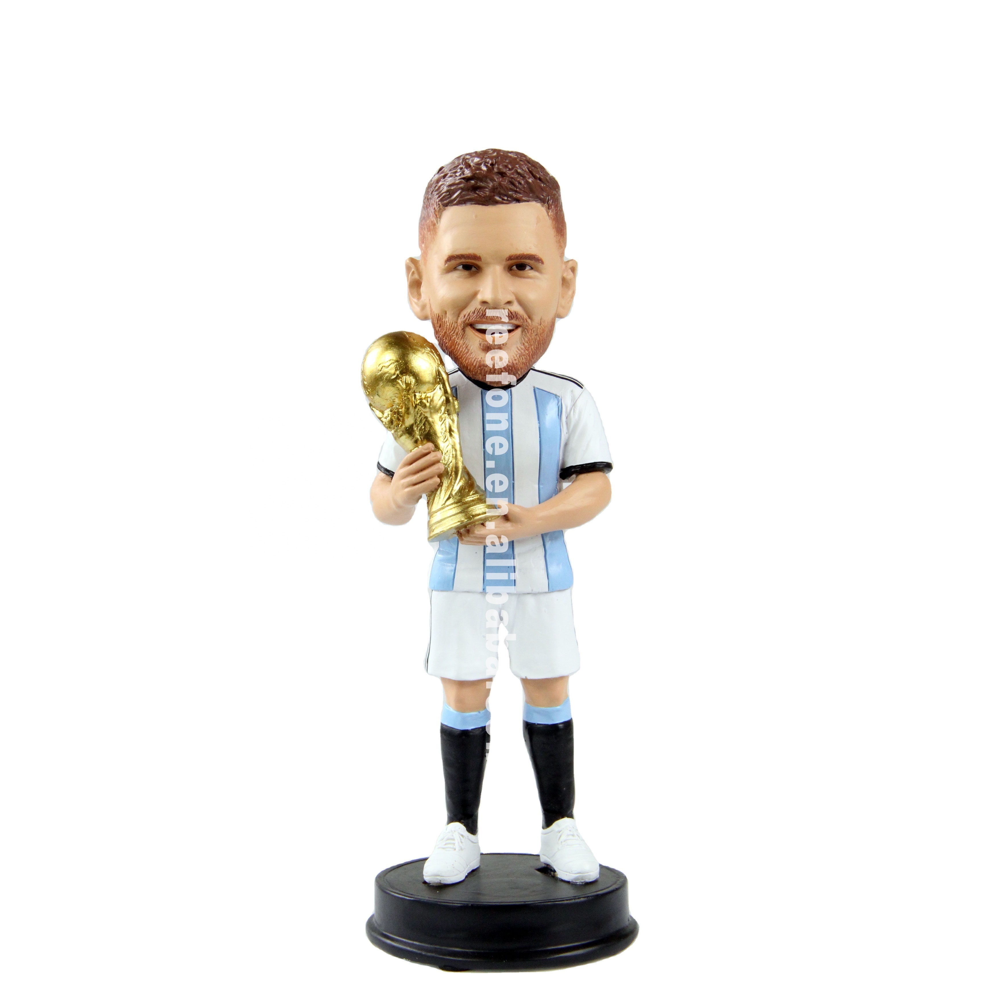 Famous Football Player Messi Bobble Head for Souvenir Shop Gift Decor Bobblehead Bobblehead Custom Resin 3d Bobblehead Figurine