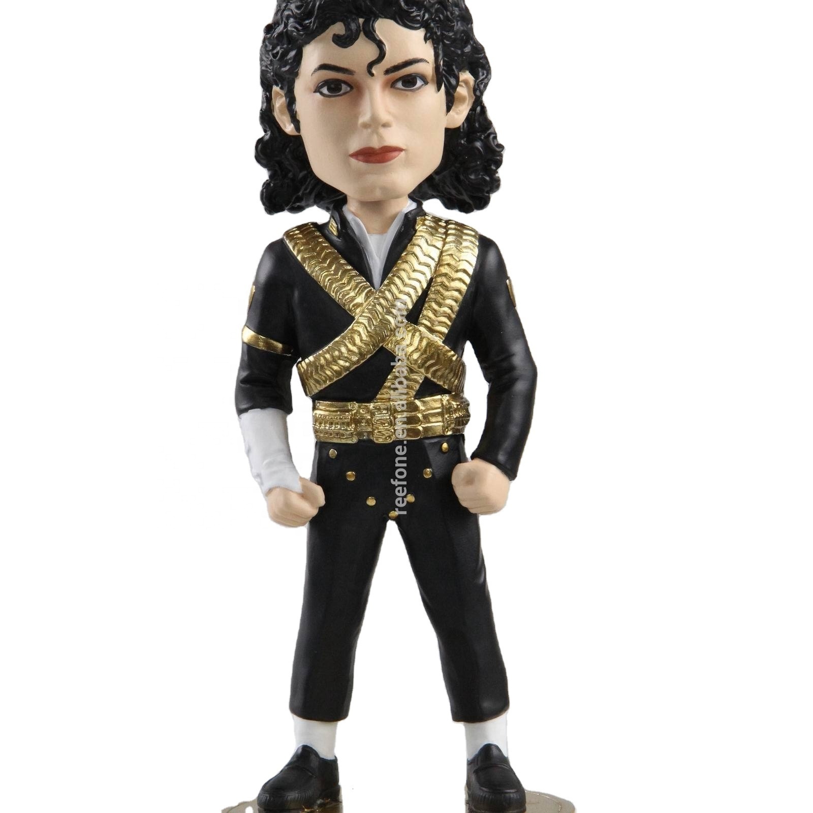 MJ resin dancing statue doll singer Michael Jackson resprin factory figurines for gift vocal concert Musician