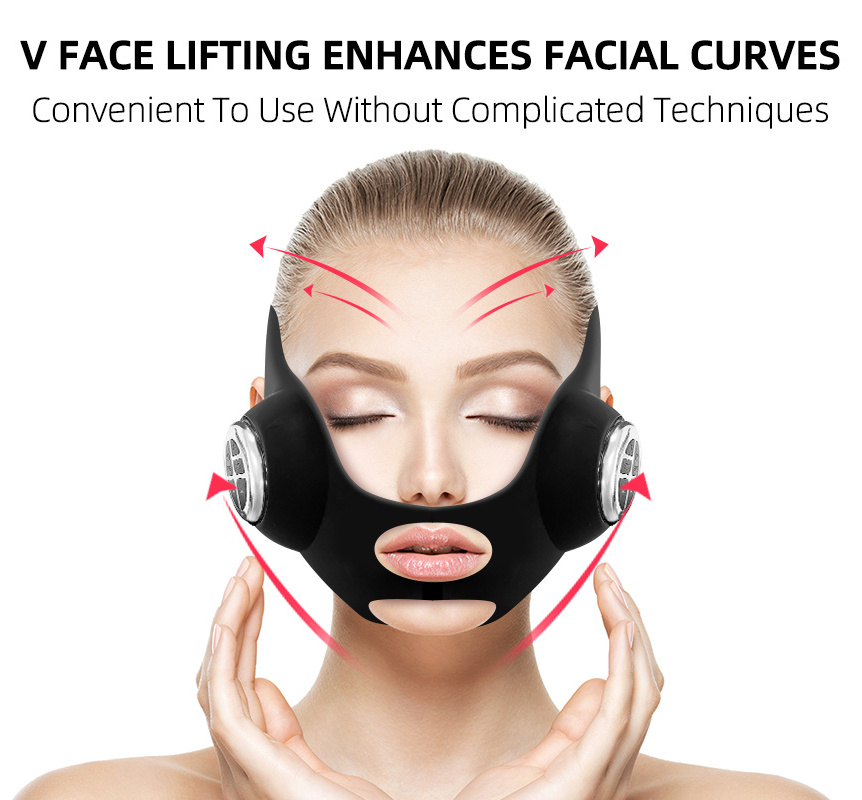 face skincare beauty skin face sculpting anti wrinkle microcurrent facial toning device face lift mask