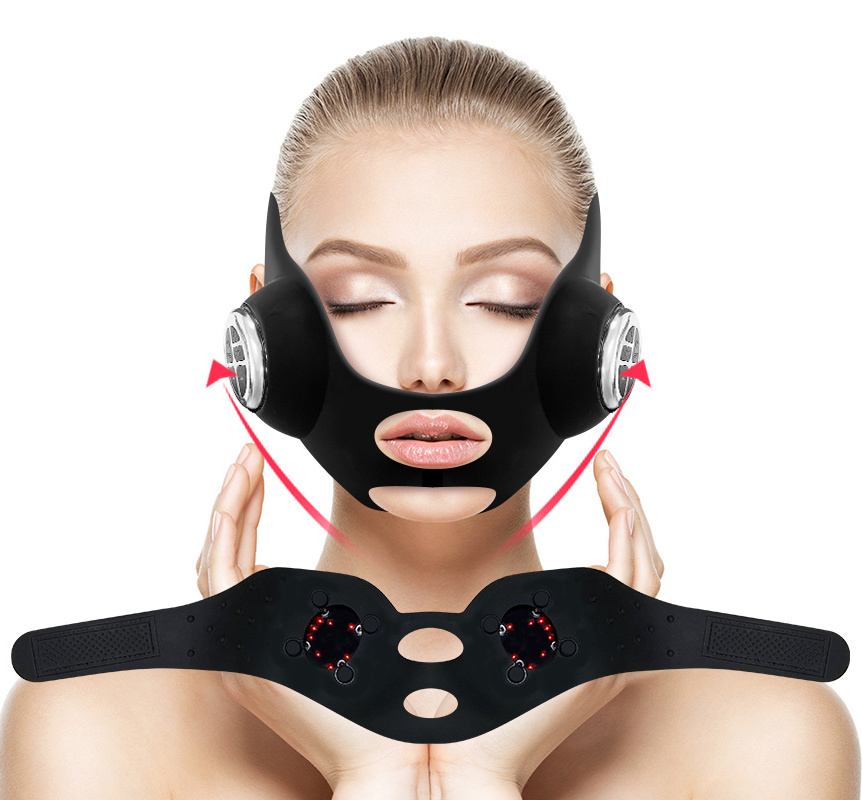 face skincare beauty skin face sculpting anti wrinkle microcurrent facial toning device face lift mask