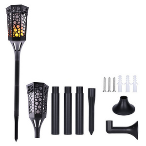 Solar Torch Light 99LED 3 Mode Outdoor Waterproof Flickering Flames Torches Decoration Lighting Dusk to Dawn Auto On/Off