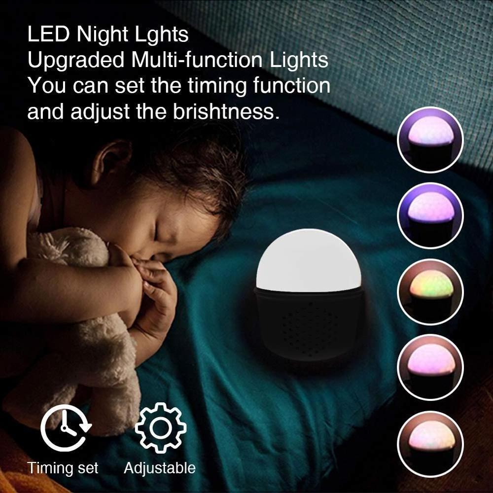 Disco Ball Light LED Disco Ball Night Lamp 9 Colors Sound Activated Strobe Light remote control