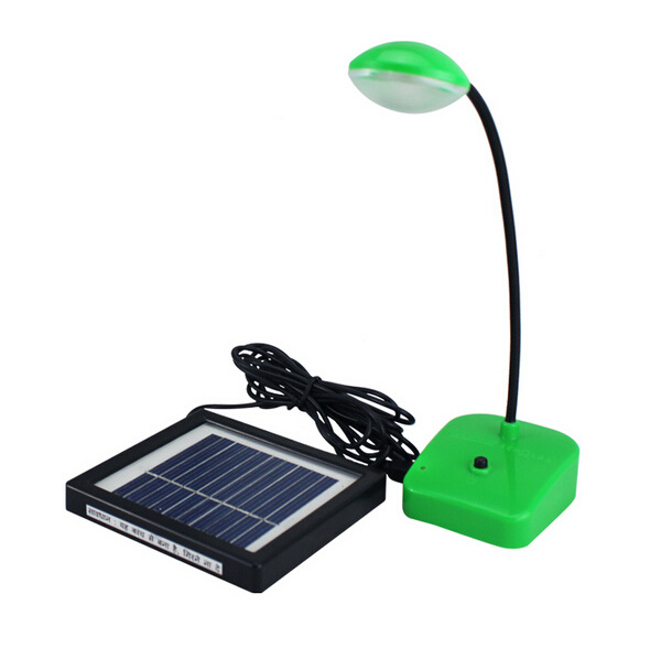 Modern mini portable solar table light energy saving led desk lamp