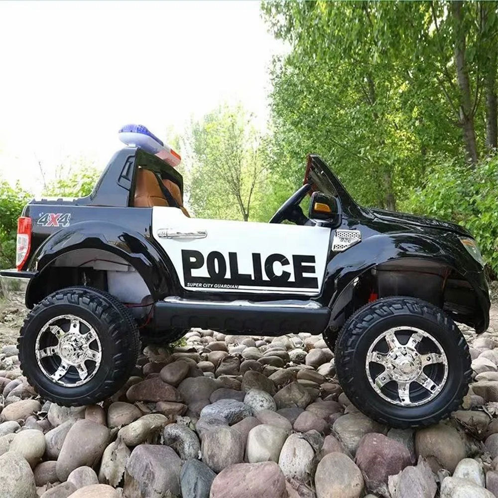 Licensed Police Car  Electric Ride On 12v Suv Car  Electric Toy Cars For Kids To Drive Patrol Wagon Pick Up Truck