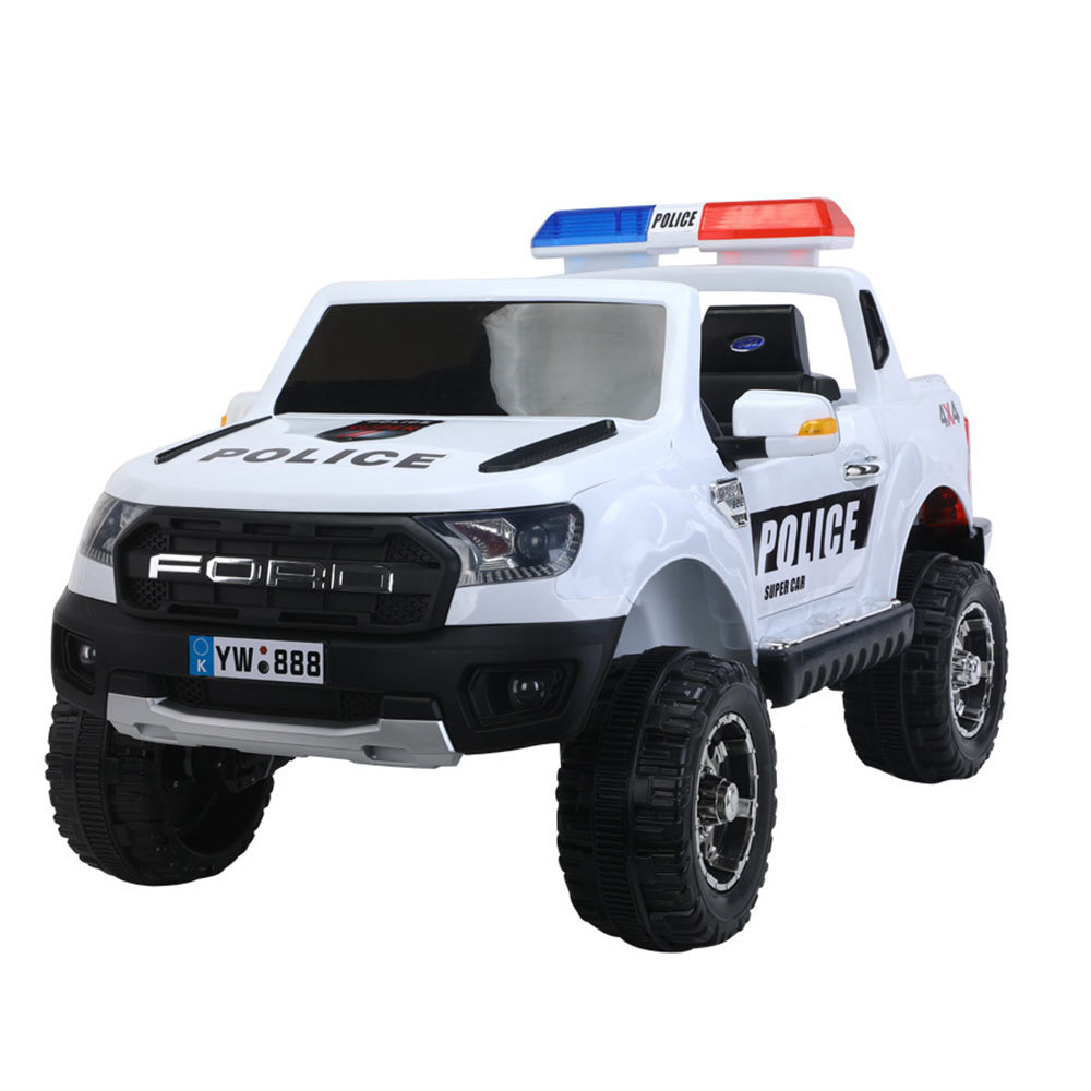 Licensed Police Car  Electric Ride On 12v Suv Car  Electric Toy Cars For Kids To Drive Patrol Wagon Pick Up Truck