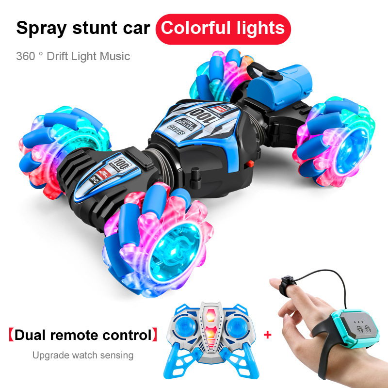 Fast Skidding RC Cars Stunt Car Toy Gesture Sensing  Music High-Speed RC Stunt Car - Wheel And Music Control