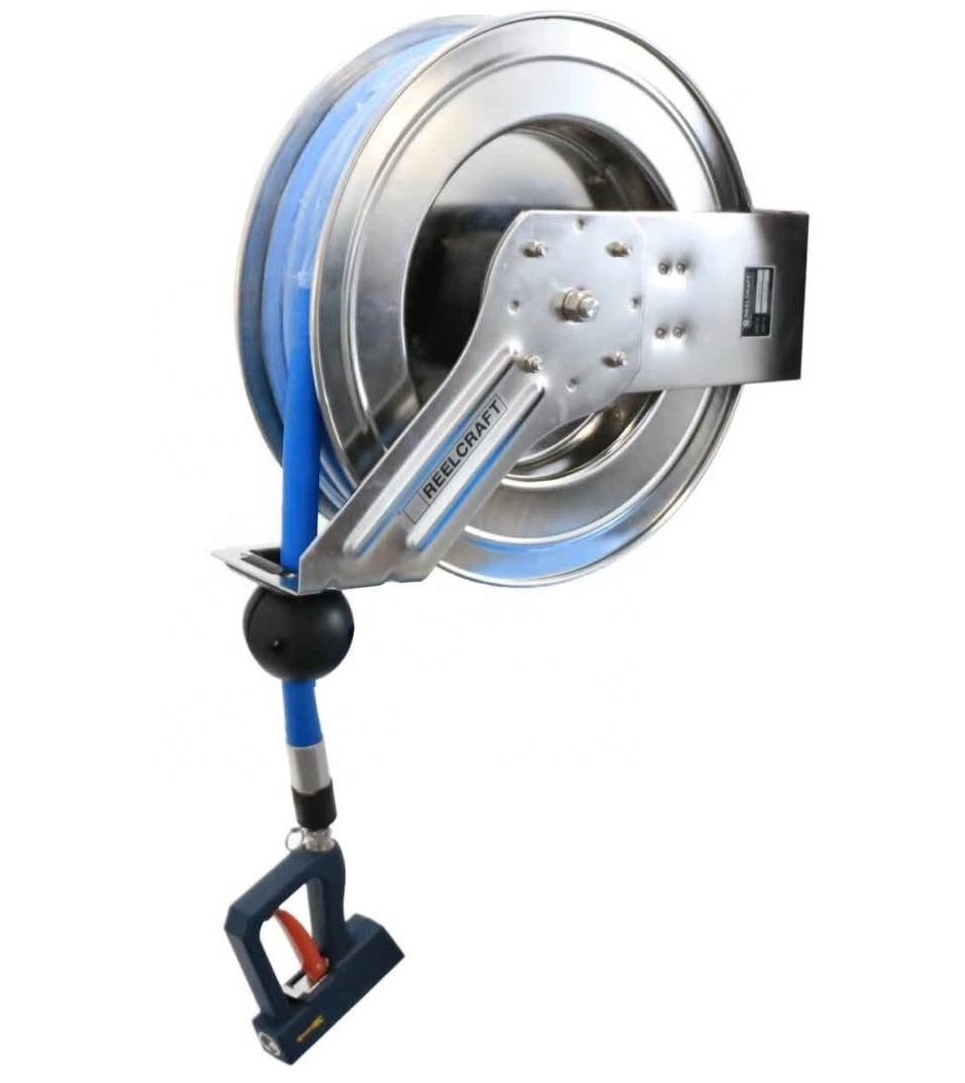 LC807 OLS-S70  -- 1/2 HOSE OF 21m 300psi Stainless Steel Hose Reel---REELCRAFT