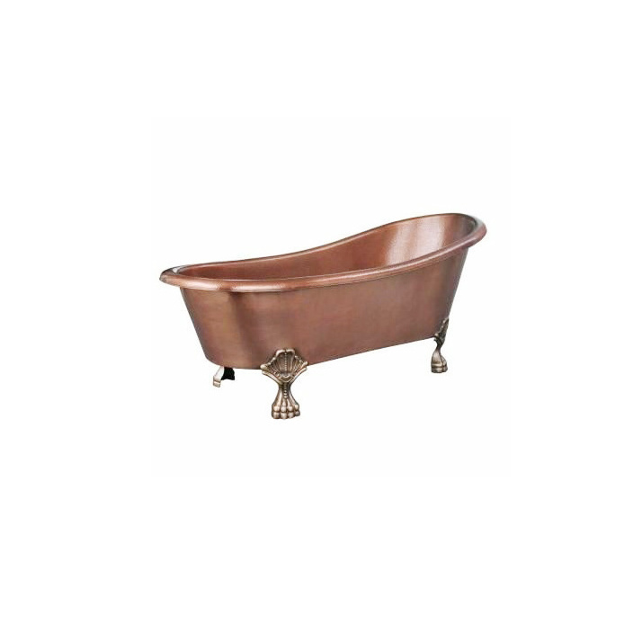 Greatest Quality Metal Copper Bathtubs Yellow And Gold Color Antique Design Bath Tub For Hotel Bathroom Export Price