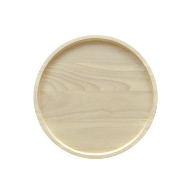 Luxury Design Charger Plate Brown Color Wooden  Dinnerware Dish Plate Use For Kitchenware